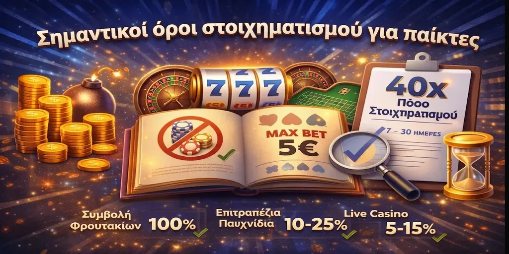 Σημαντικοί όροι στοιχηματισμού για παίκτες
